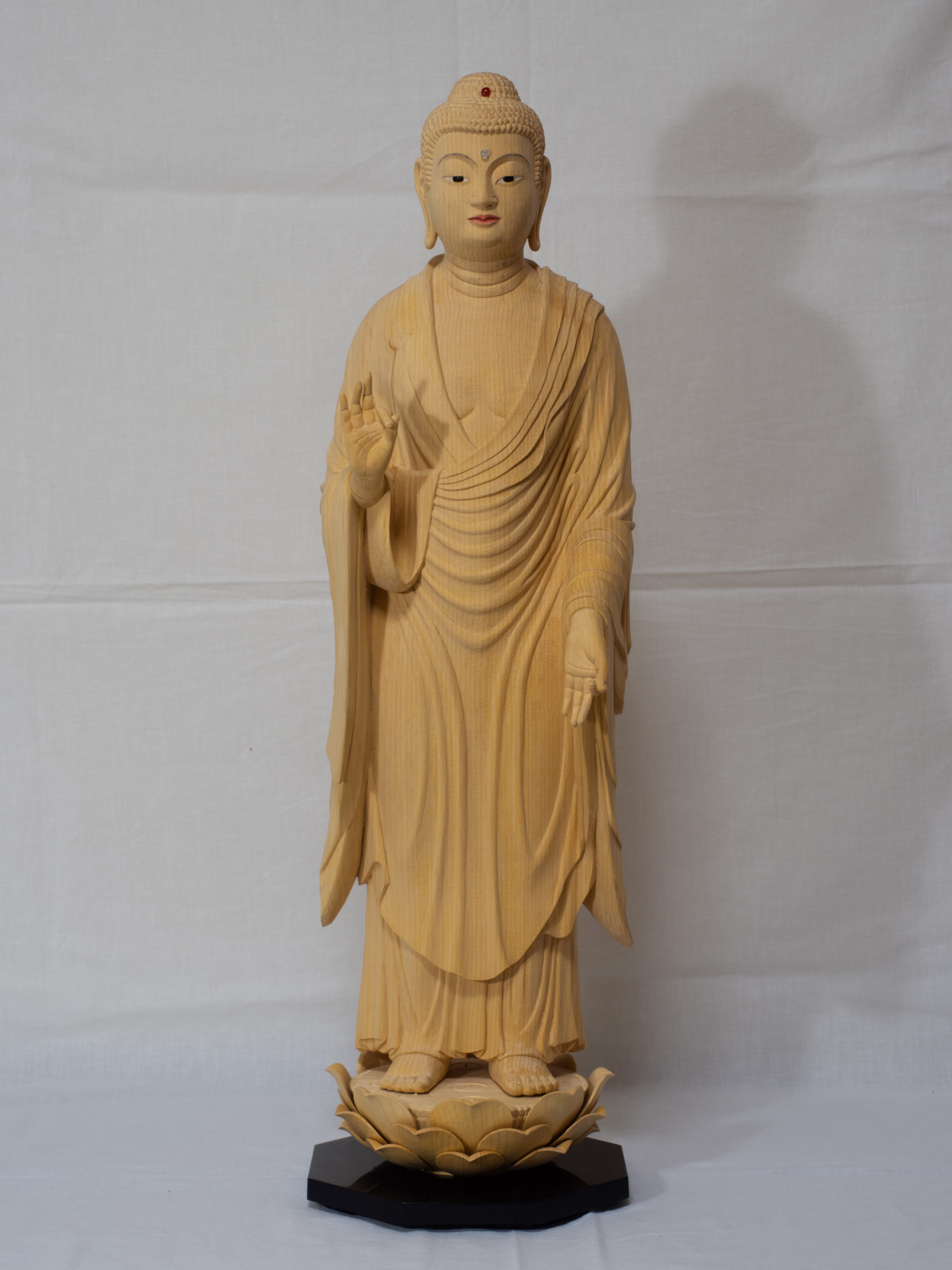 The Standing Statue of Amitabha Buddha - 仏像・肖像の制作、修復の 